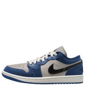 Jordan Air Jordan 1 Low ??Gray Navy Blue Black?? DC0774-402