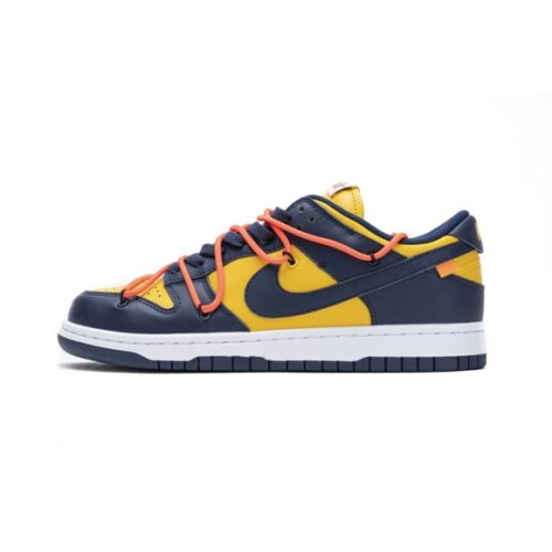 Nike Dunk Low Off-White University Gold Midnight Navy CT0856-700