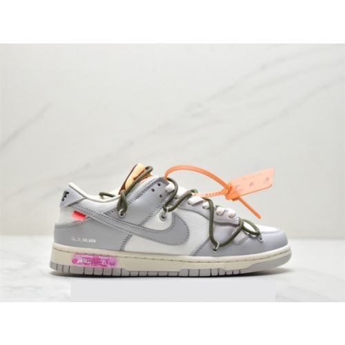 Nike Dunk Low Off-White Lot 22 DM1602-124 SAIL/NEUTRAL GREY-MEDIUM OLIVE